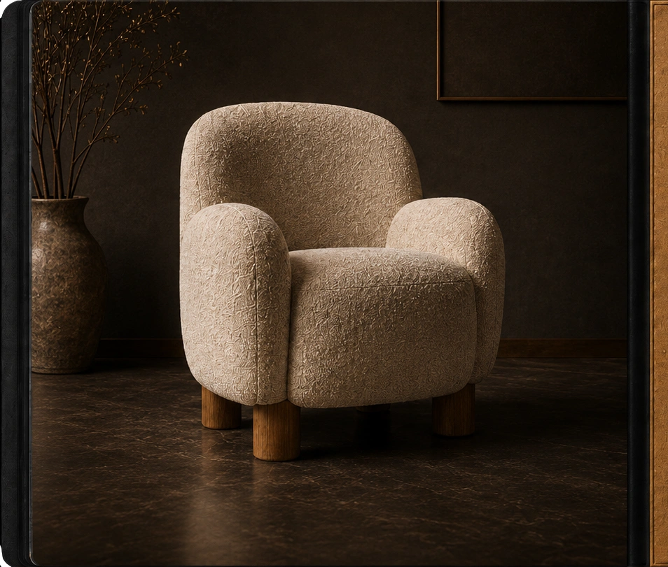 Approved armchair visual